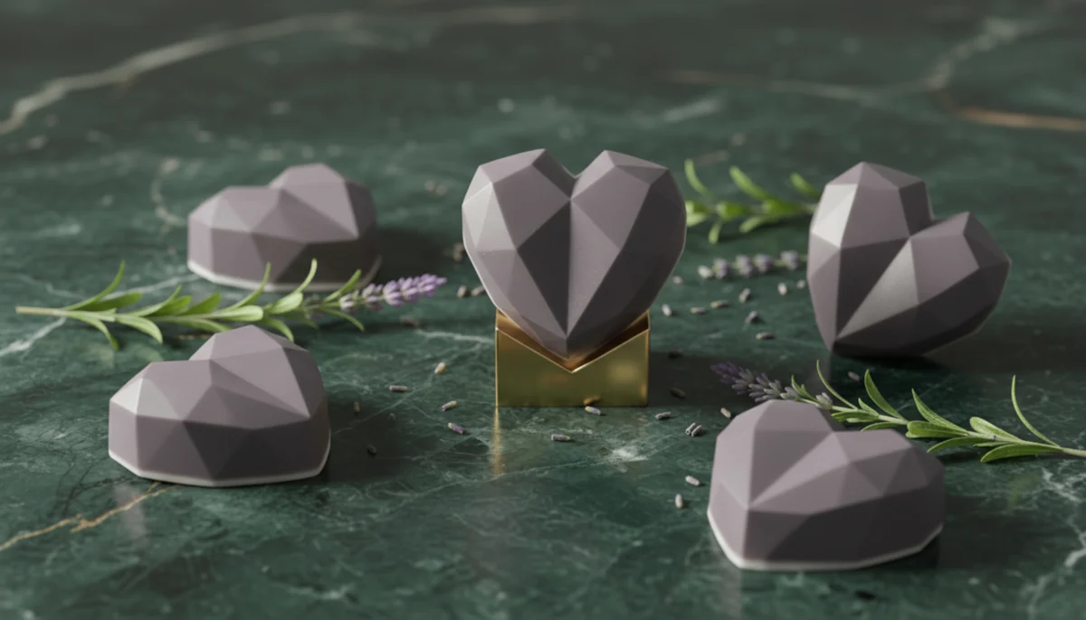 Stress Relief Soap (Heart) by H & Mia Luxe Organics